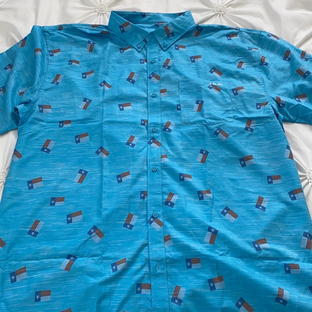 HUK button up shirt